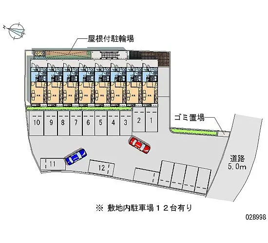 ★手数料０円★貝塚市三ツ松　月極駐車場（LP）